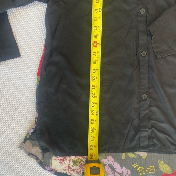 🌺 Kaktus Floral Chiffon Back Button-Down Top – Size XL – NWT - Picture 7 of 7